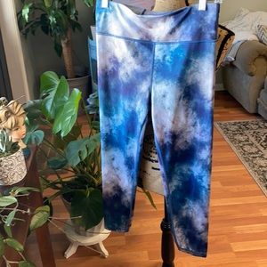 Gap eclipse tie dye indigo hi-rise size med